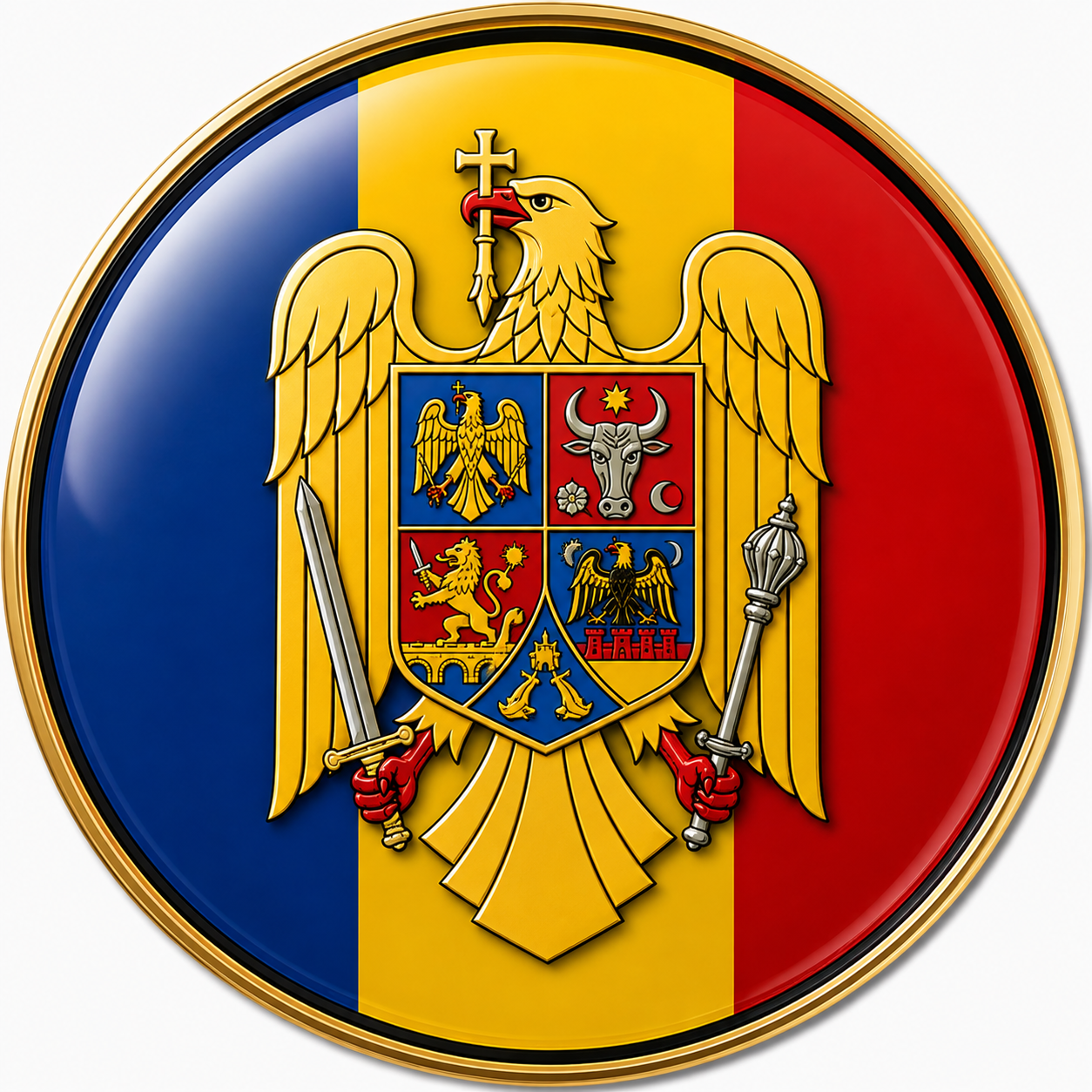 Romania mini Sticker