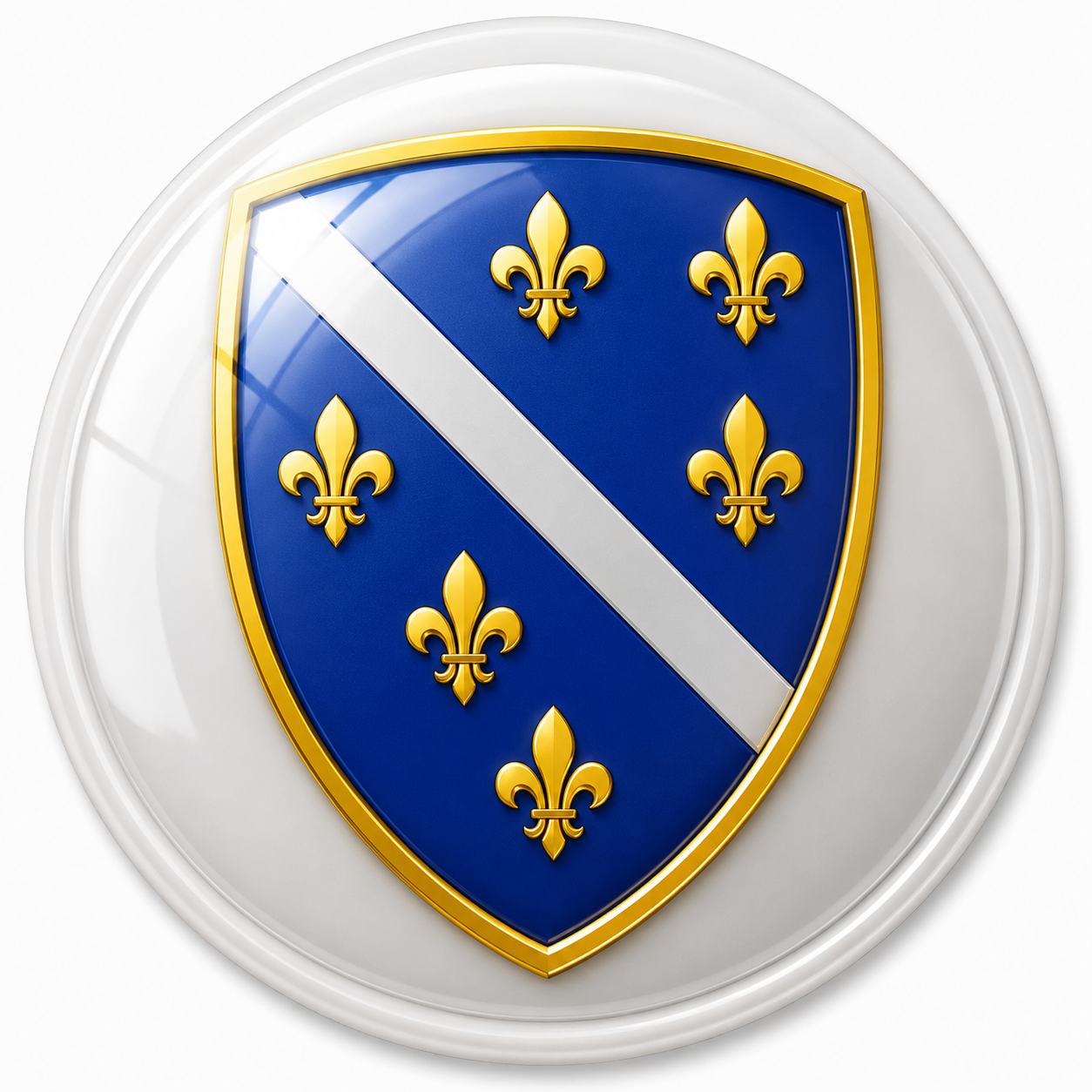 Bosnien mini Sticker