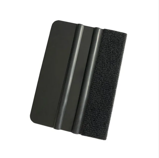 Rakel - Auftragen von Aufklebern